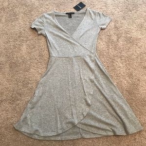 Brand New (NWT) Gray Forever 21 Dress—Size Small